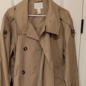 H&M Beige Women's Trench Coat